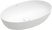 Villeroy & Boch Artis opzetwastafel ovaal 61x41cm.z/kraangat z/overloop Wit