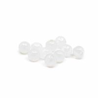 Edelsteen Losse Kralen Witte Jade - 10 stuks (4 mm) - thumbnail
