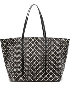 By Malene Birger sac cabas Abi à motif monogrammé - Noir