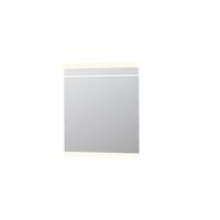 INK SP6 Spiegel - 80x4x80cm - LED horizontaal - boven en onder - colour changing - dimbaar - aluminium Zilver 8408420