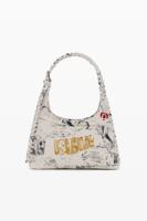 Middelgrote tas met lettering - WHITE - U