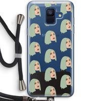 King Kylie: Samsung Galaxy A6 (2018) Transparant Hoesje met koord