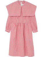 Comme Des Garçons Girl robe à carreaux - Rose