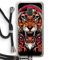 Tiger and Rattlesnakes: Samsung Galaxy A8 (2018) Transparant Hoesje met koord