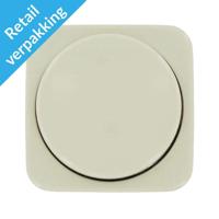 Busch Jaeger creme afdekplaat + knop dimmer - 4695050