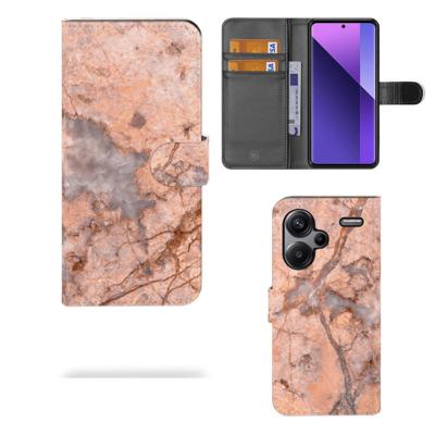 Xiaomi Redmi Note 13 Pro Plus | Bookcase | Marmer Oranje