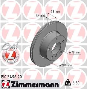 Remschijf Coat Z 150349620