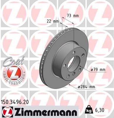 Remschijf Coat Z 150349620