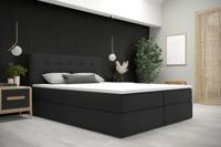 OP=OP Boxspring met opbergruimte Bloss - 160 x 200 Zwart/Antraciet - Extra hoog OP=OP Boxspring met opbergruimte Bloss - 160 x 200 Zwart/Antraciet - Extra hoog