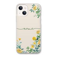 Gele bloemen: iPhone 13 Transparant Hoesje