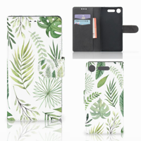 Sony Xperia XZ1 Hoesje Leaves | Portemonnee hoesje