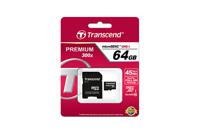 Transcend TS64GUSDXC10 flashgeheugen 64 GB MicroSDXC NAND Klasse 10