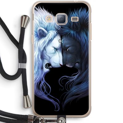 Brotherhood: Samsung Galaxy J3 (2016) Transparant Hoesje met koord
