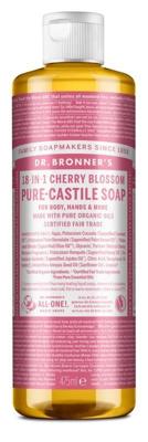 Dr Bronners Liquid soap cherry blossom 475 Milliliter Dr Bronners Liquid soap cherry blossom 475 Milliliter