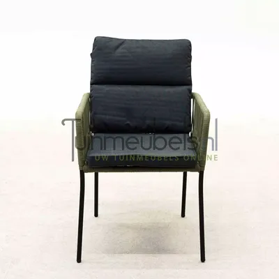 Tuinstoel Vita Gino dining touw - groen