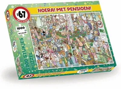 Puzzel hoera met pensioen 1000 Puzzel hoera met pensioen 1000