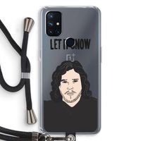 Let It Snow: OnePlus Nord N10 5G Transparant Hoesje met koord