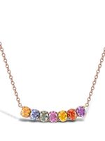 Pragnell collier Rainbow Fancy en or rose 18ct à ornements - thumbnail