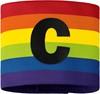 JAKO 2823 Aanvoerdersband - Regenboog - Junior: 28 x 7,5 cm (LxB) JAKO 2823 Aanvoerdersband - Regenboog - Junior: 28 x 7,5 cm (LxB)