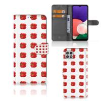 Samsung Galaxy A22 5G | Book Cover | Paprika Red