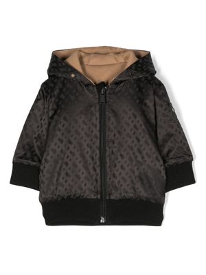 BOSS Kidswear sweat zippé à design réversible - Noir