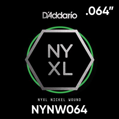 D'Addario NYNW064 NYXL Nickel Wound Elektrische Losse Snaar .064
