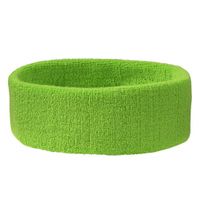 Lime groene hoofd zweetband   -