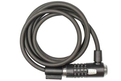 Kryptonite KryptoFlex 1018 Combinatie Kabelslot Zwart