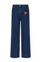 Like Flo winter wide leg jeansbroek meisjes - blauw - Fabiana