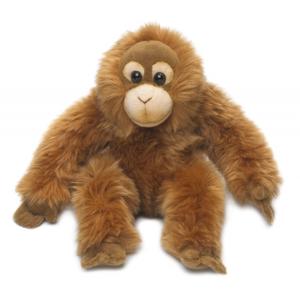 WNF knuffel Orang oetan - bruin - 23 cm - pluche - aap - knuffeldier - apenknuffel