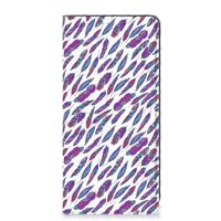 Samsung Galaxy A21s | Hoesje met Magneet | Feathers Color