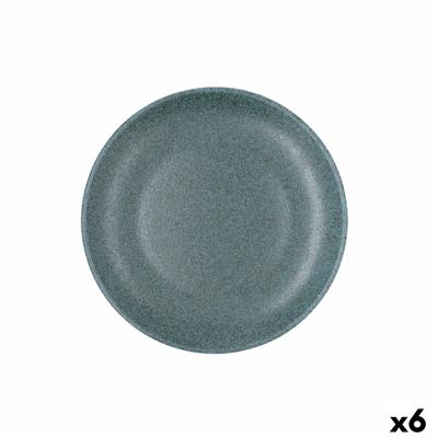 Dessertbord Bidasoa Element Hydrozero Blauw Keramisch Ø 21 cm (6 Stuks)