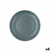 Dessertbord Bidasoa Element Hydrozero Blauw Keramisch Ø 21 cm (6 Stuks)