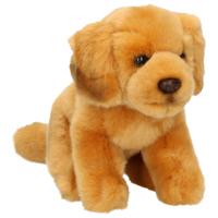 Knuffeldier hond Golden Retriever - zachte pluche stof - premium knuffels - lichtbruin - 15 cm   - - thumbnail