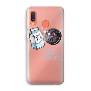 Best Friend Forever: Samsung Galaxy A20e Transparant Hoesje