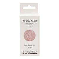 Creativ Company Keramiek glazuur 984-1101 c dekkend rose - 60ml