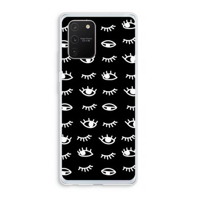 Eye pattern #3: Samsung Galaxy S10 Lite Transparant Hoesje