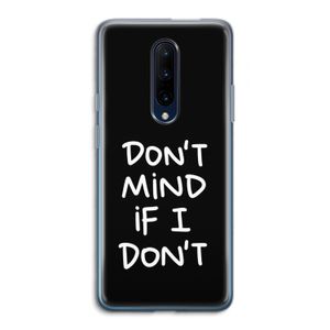 Don't Mind: OnePlus 7 Pro Transparant Hoesje
