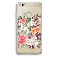 Hello in flowers: Huawei Ascend P10 Lite Transparant Hoesje
