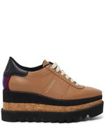 Stella McCartney baskets Sneak Elyse à plateforme - Marron - thumbnail