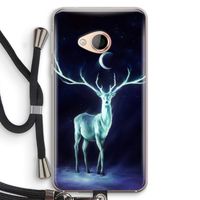 Nightbringer: HTC U Play Transparant Hoesje met koord