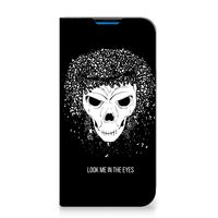Mobiel BookCase iPhone 14 Pro Max Skull Hair