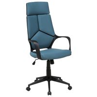 Beliani DELIGHT - Bureaustoel-Blauw-Polyester