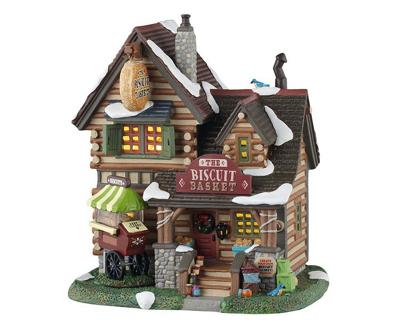 Kerstdorpminiatuur The Biscuit Basket 17x22x23 cm - Lemax