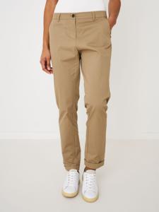 Basic stretch katoenen dames chino