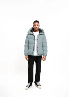 Malelions Arctic Puffer Winterjas Heren Lichtblauw - Maat M - Kleur: Lichtblauw | Soccerfanshop