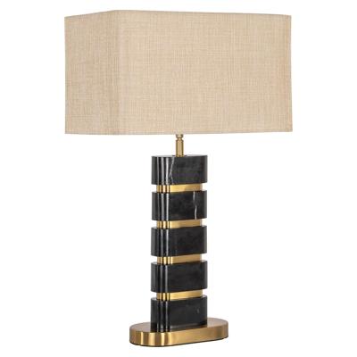 Tafellamp Levina incl. lampenkap (Black/gold)