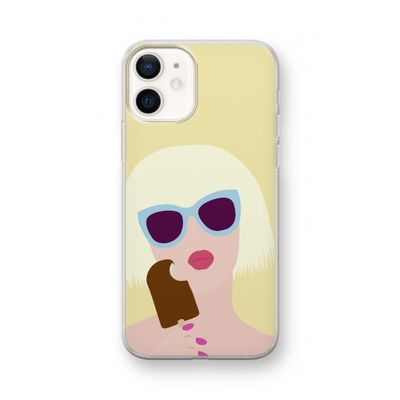 Ice cream: iPhone 12 mini Transparant Hoesje