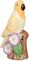 Mica Decorations ornament dolomiet papegaai 11x8x21cm oranje Mica Decorations ornament dolomiet papegaai 11x8x21cm oranje