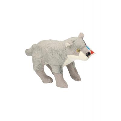 Cornelissen pluche Wolf knuffel - 25 cm - bosdieren - Wolven